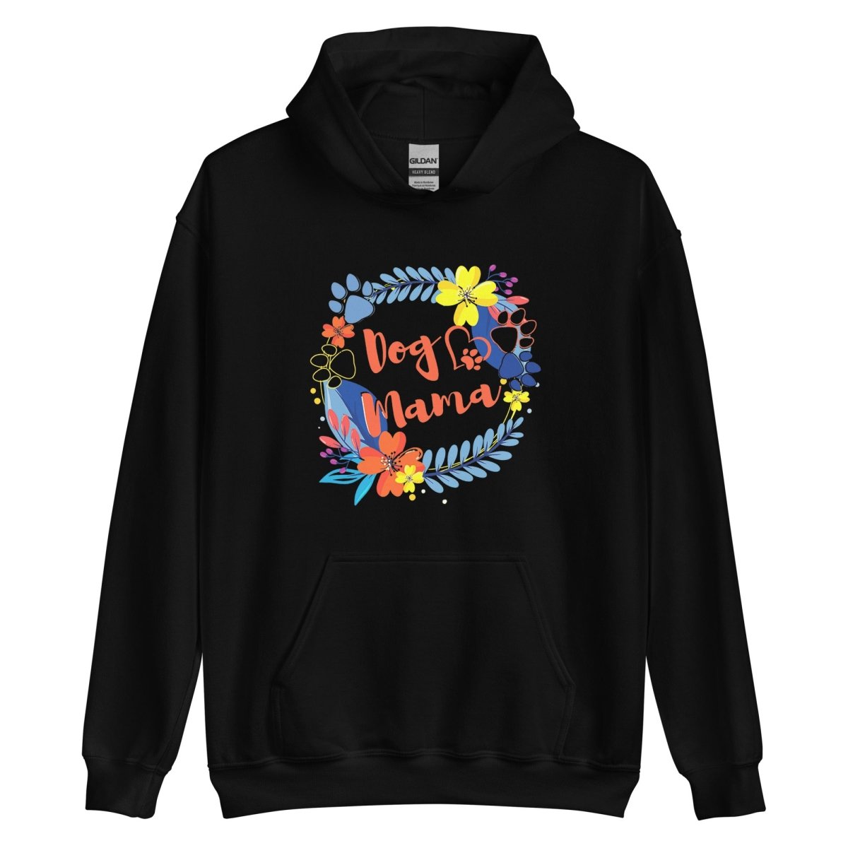 Dog Mama Flower Hoodie - DoggyLoveandMore