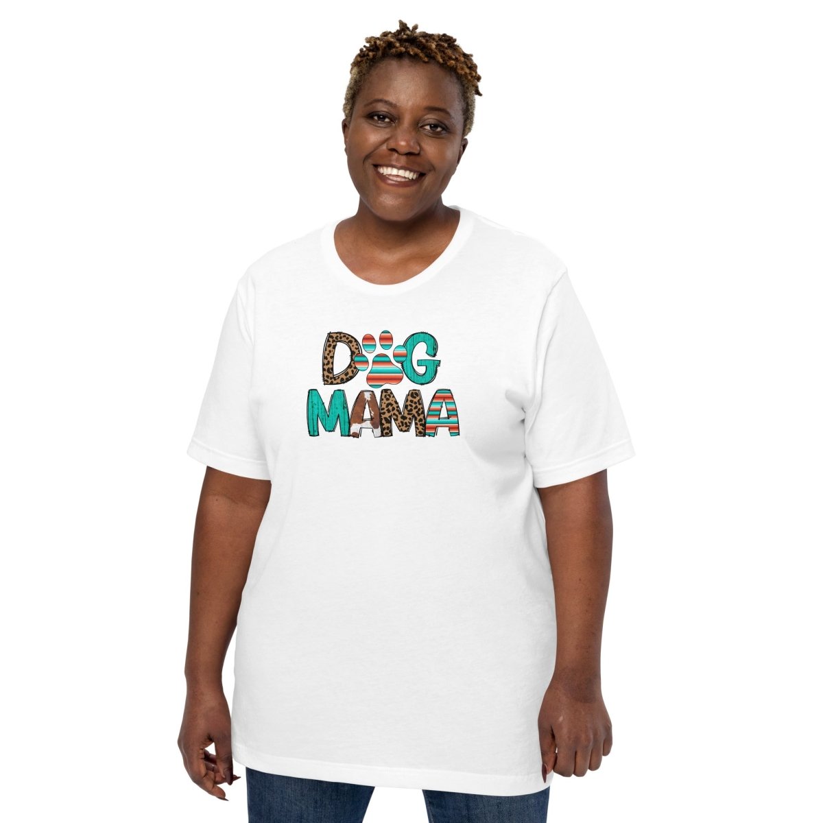 Dog Mama Leopard Print T-Shirt - DoggyLoveandMore