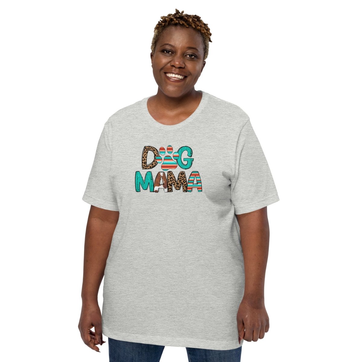 Dog Mama Leopard Print T-Shirt - DoggyLoveandMore