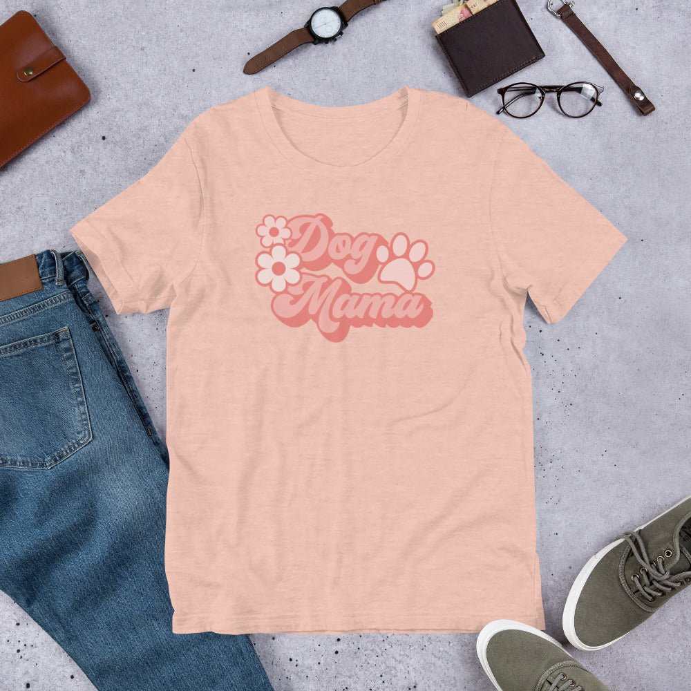 Dog Mama Retro T-Shirt - DoggyLoveandMore
