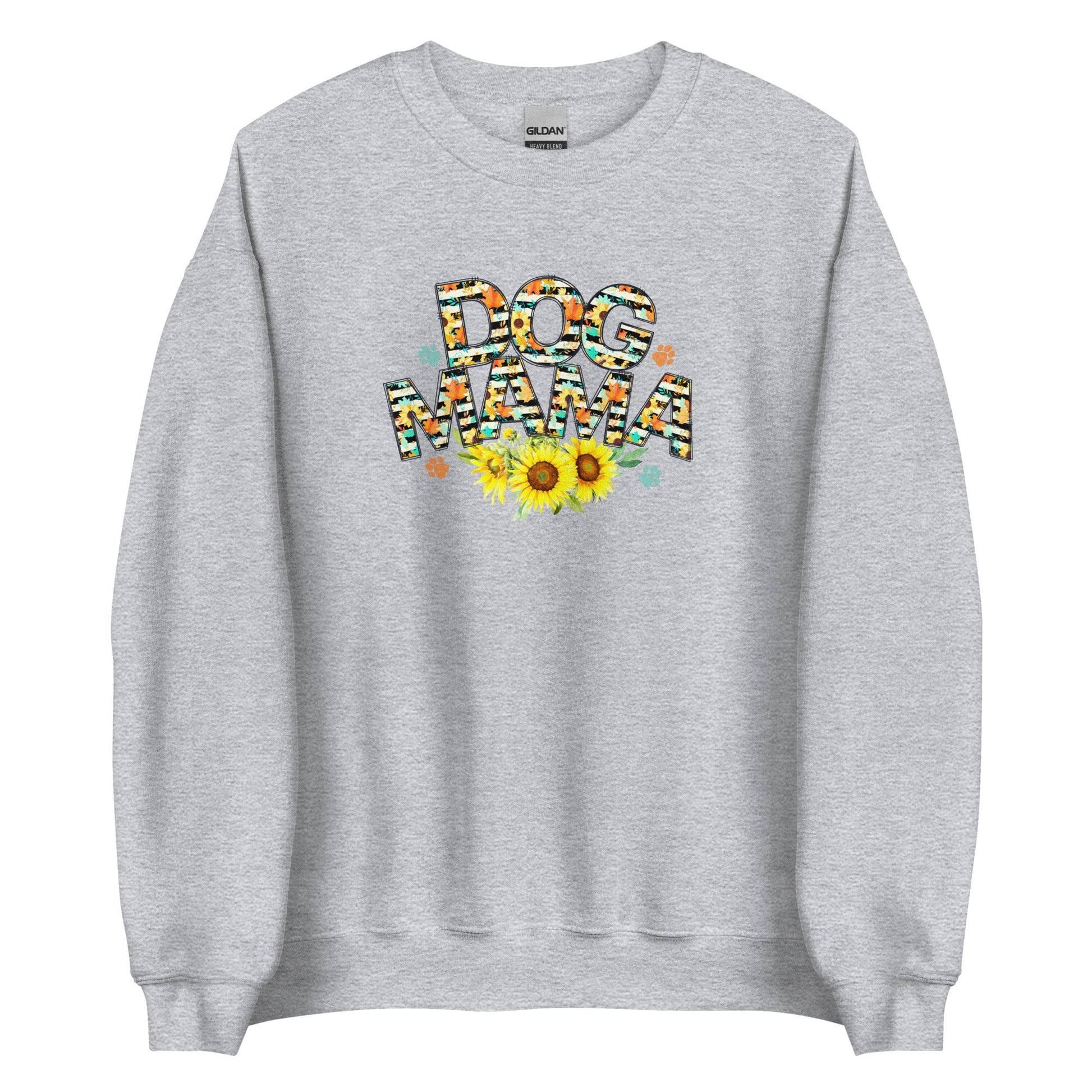 Dog Mama Sunflower Sweatshirt - DoggyLoveandMore