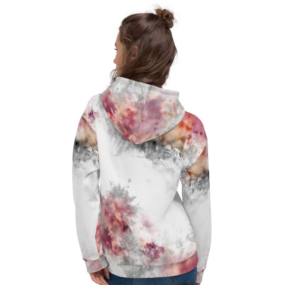 Dog Mom Grey Tie Dye Hoodie - DoggyLoveandMore