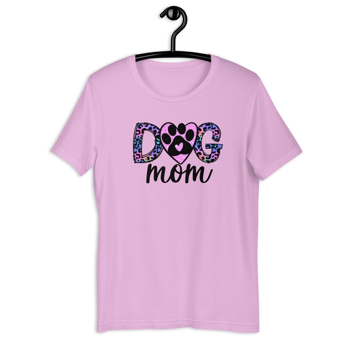 Dog Mom Leopard Paw T-Shirt - DoggyLoveandMore
