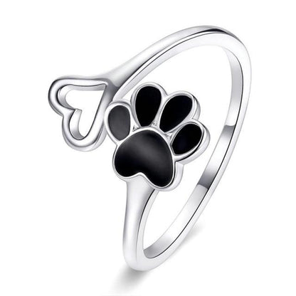 Dog Paw Adjustable Rings - DoggyLoveandMore