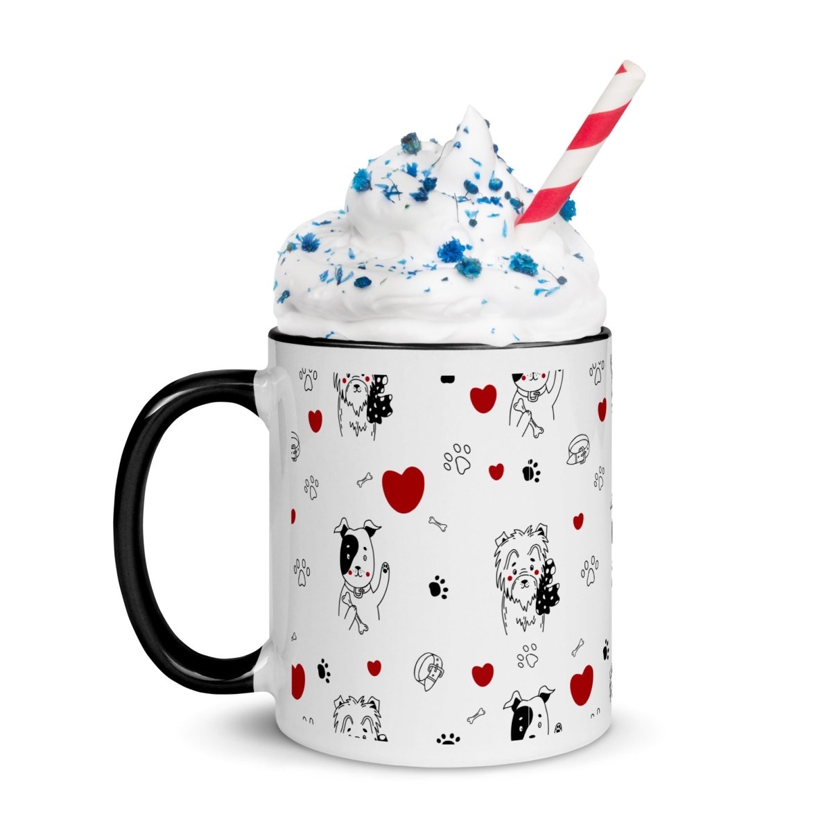 Dogs and Hearts Mug - DoggyLoveandMore