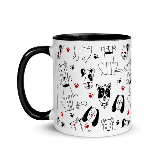 Dogs and Paws Mug - DoggyLoveandMore