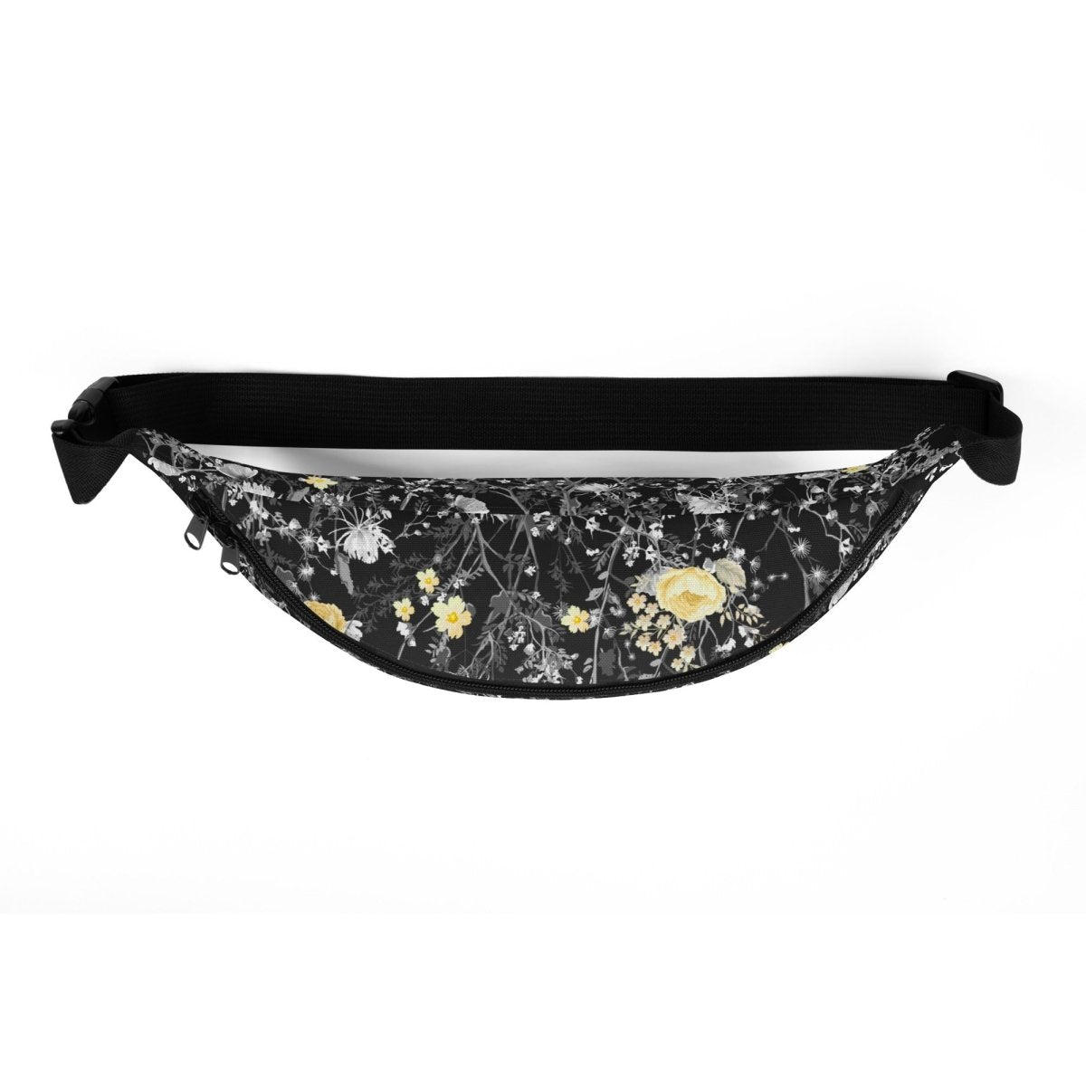 Grey Floral Fanny Pack - DoggyLoveandMore