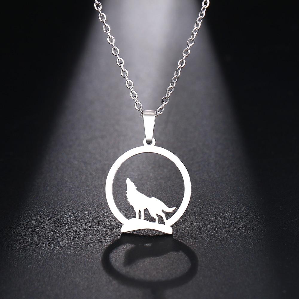 Howling Wolf Necklace - DoggyLoveandMore