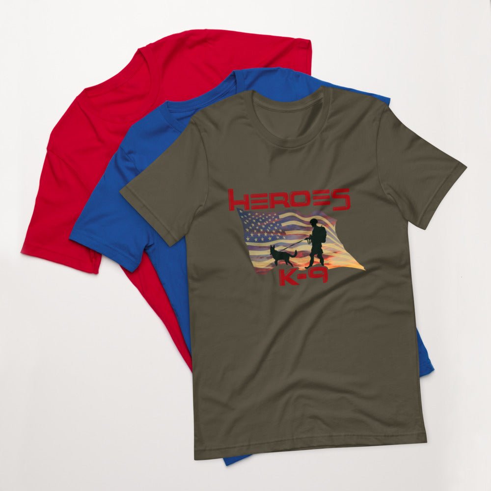 K-9 Military Dog Graphic T-Shirt