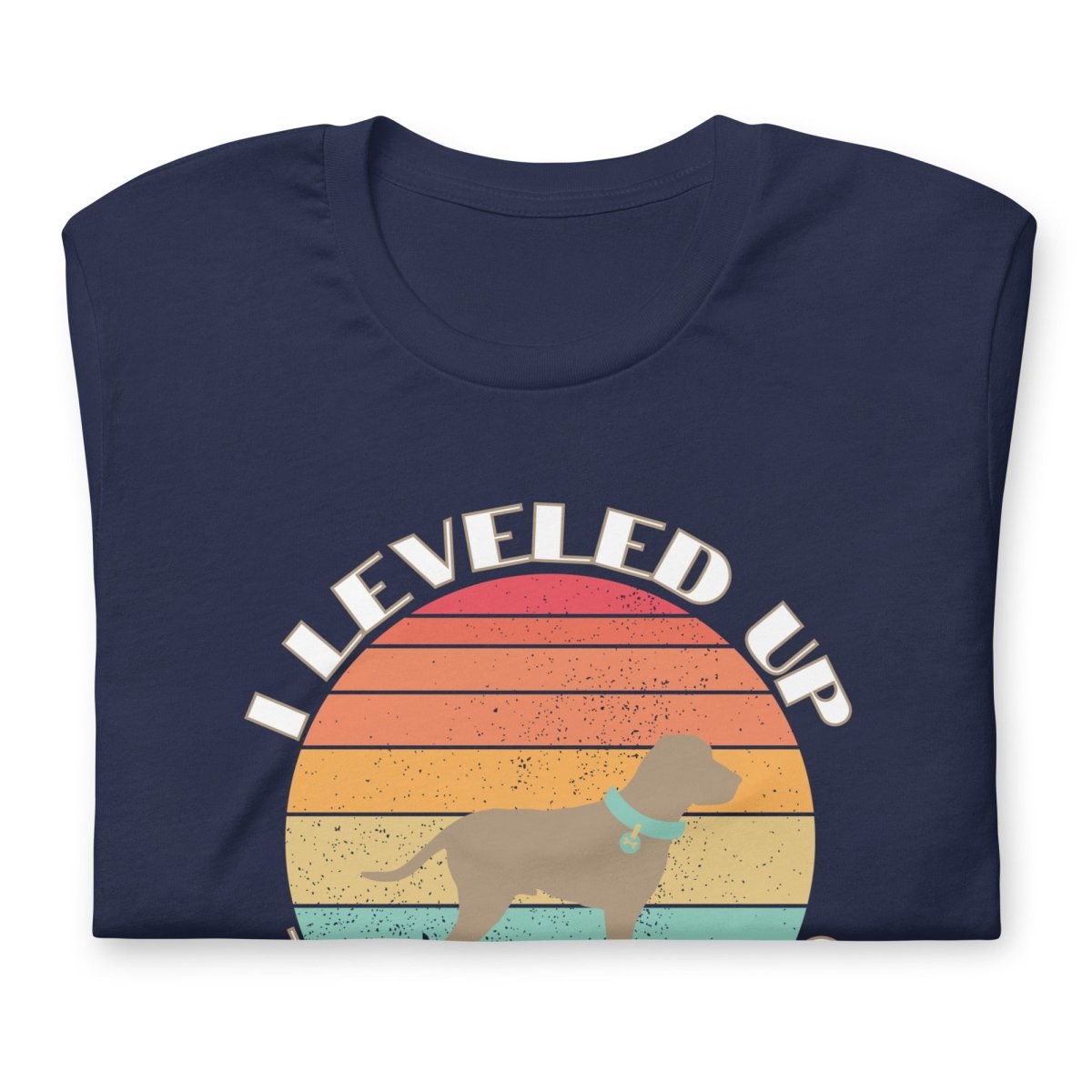 Leveled Up Dog Dad T-Shirt - DoggyLoveandMore