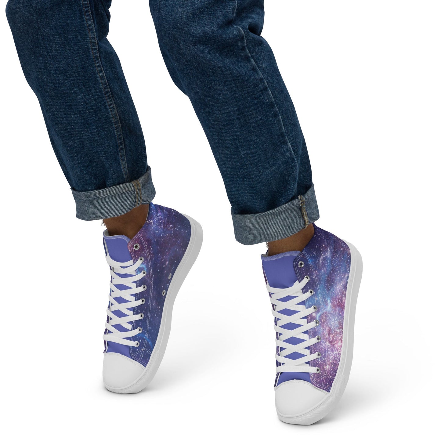 Men’s Blue Galaxy Sneakers