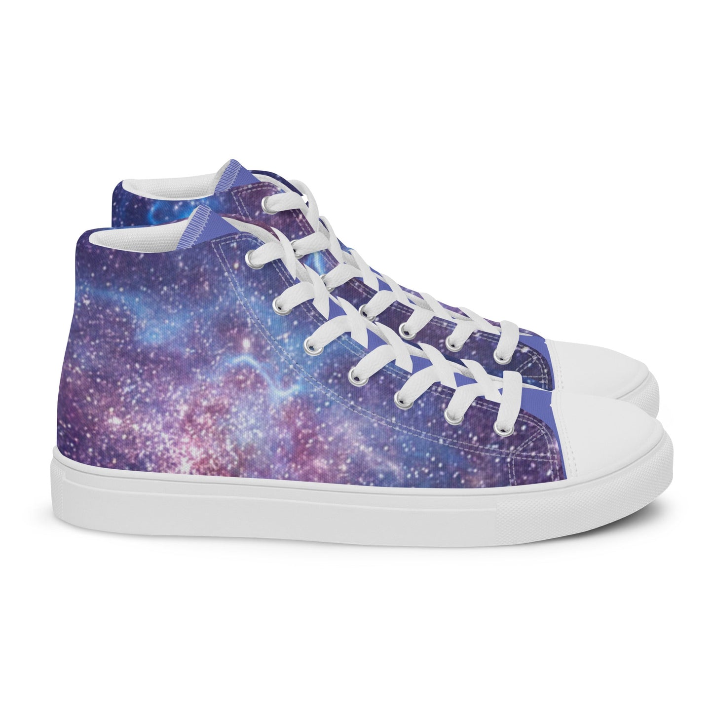 Men’s Blue Galaxy Sneakers-DoggyLoveandMore