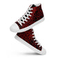 Men’s Red Crackle Sneakers-DoggyLoveandMore