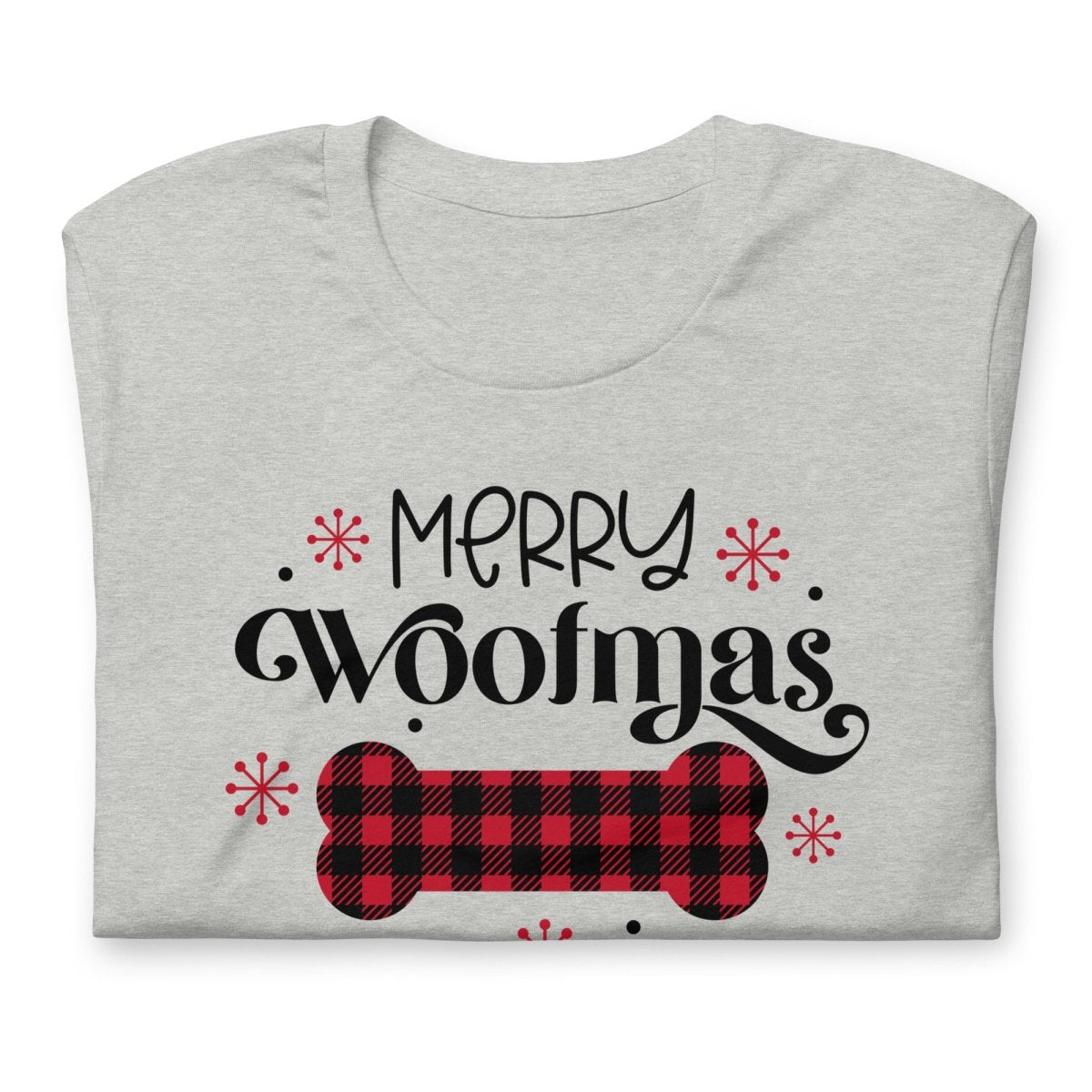 Merry Woofmas Dog Bone T-Shirt - DoggyLoveandMore