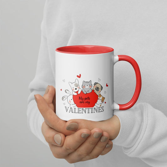 My Pets Are My Valentines Mug - DoggyLoveandMore