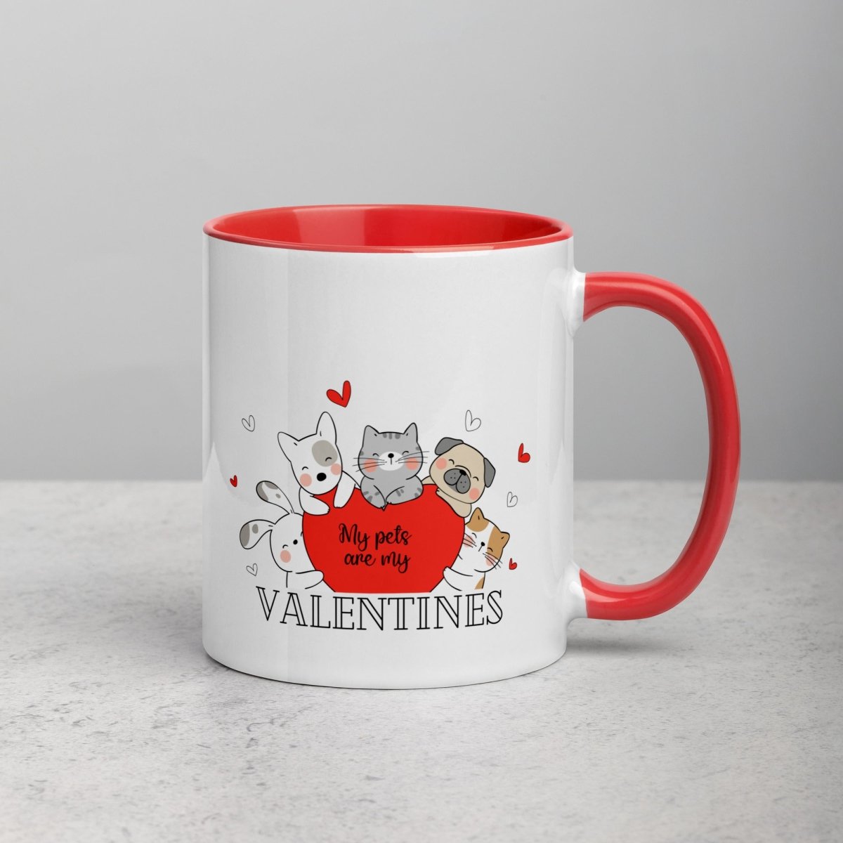 My Pets Are My Valentines Mug - DoggyLoveandMore