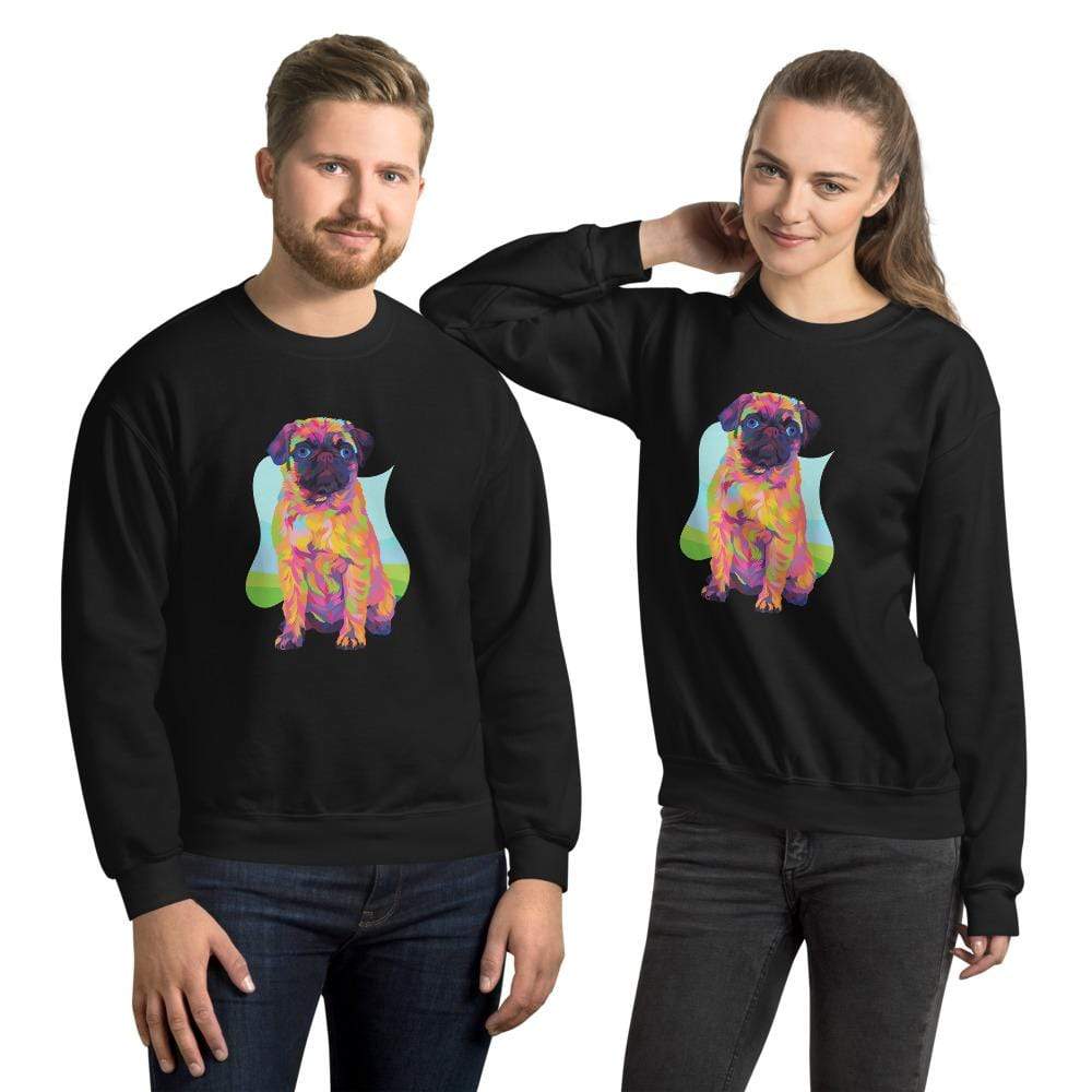 Pug Dog Sweatshirt-DoggyLoveandMore