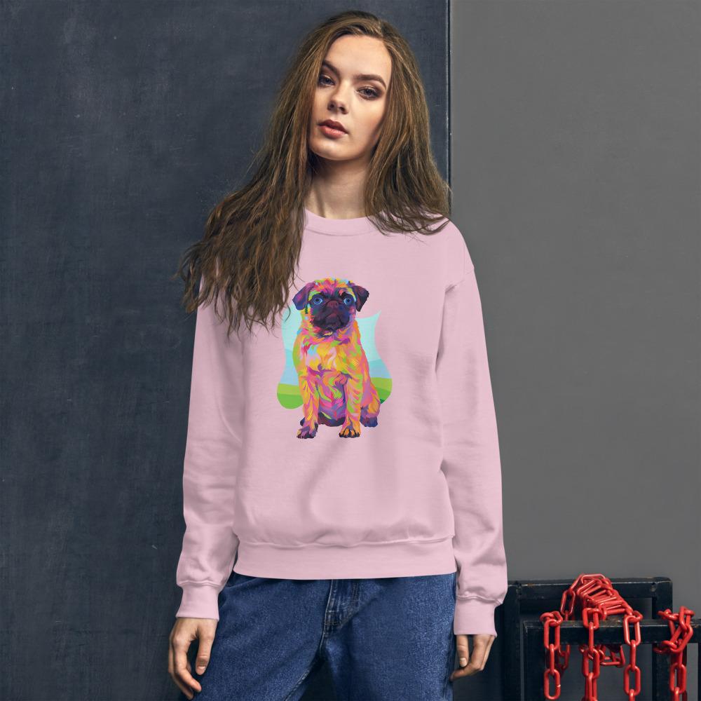 Pug Dog Sweatshirt - DoggyLoveandMore