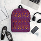 Purple Paw Prints Backpack - DoggyLoveandMore