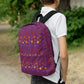 Purple Paw Prints Backpack-DoggyLoveandMore
