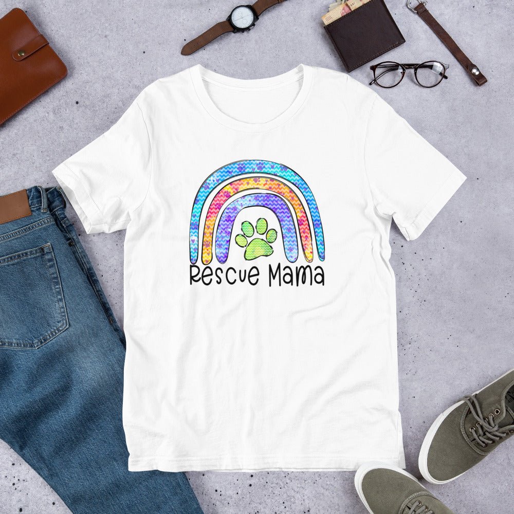 Rescue Dog Mama T-Shirt - DoggyLoveandMore