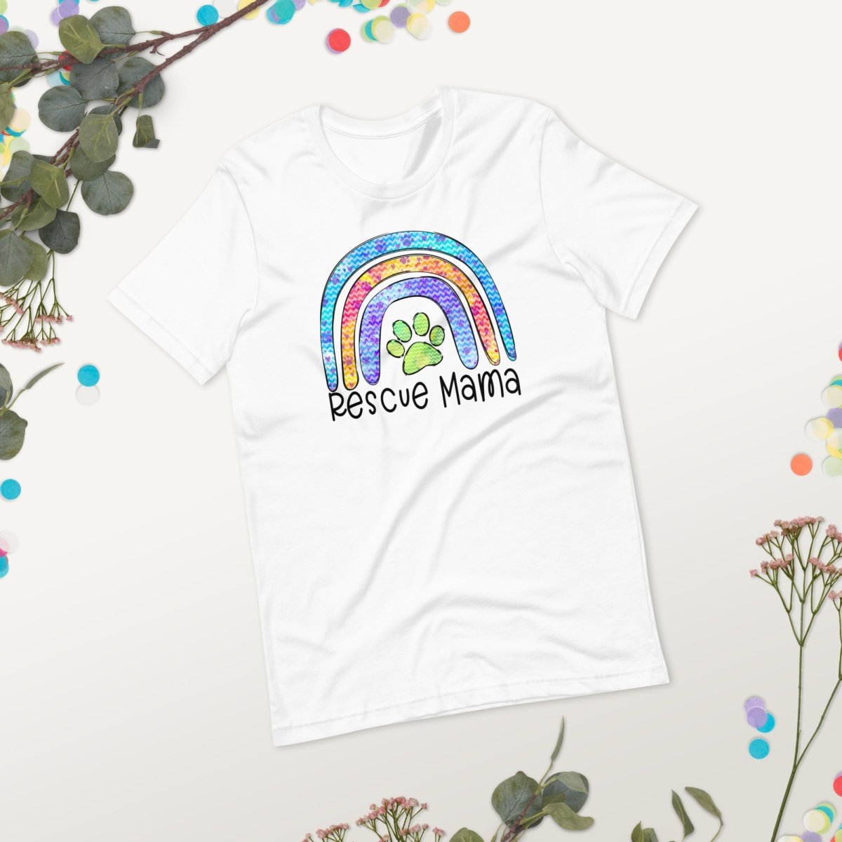 Rescue Dog Mama T-Shirt - DoggyLoveandMore