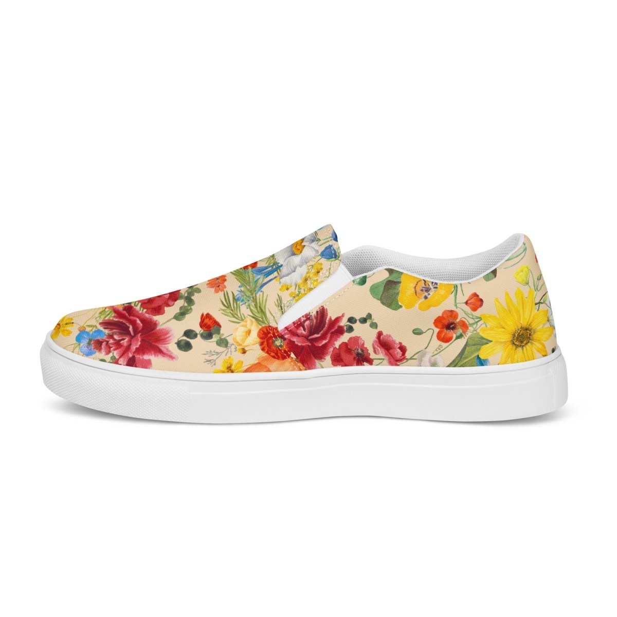 Spring Flowers Women’s Slip-On Shoes - DoggyLoveandMore
