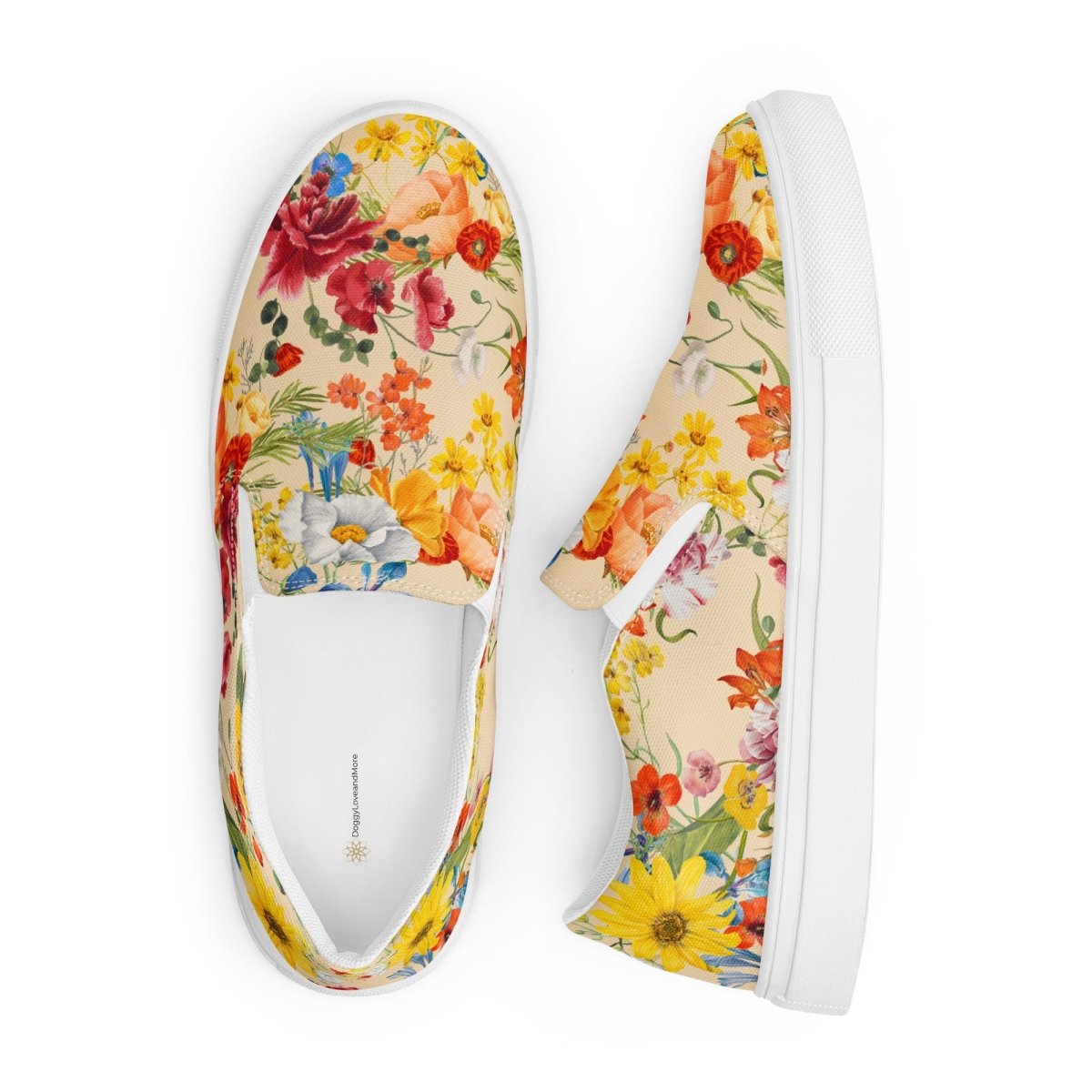 Spring Flowers Women’s Slip-On Shoes - DoggyLoveandMore