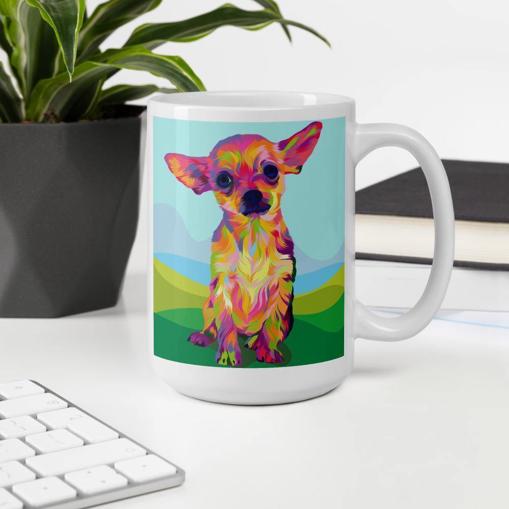 Tan Chihuahua Mug-DoggyLoveandMore