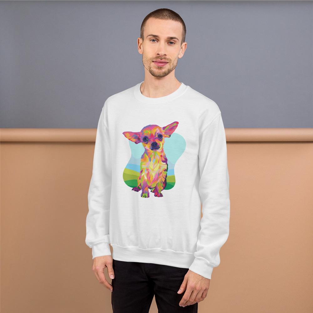 Tan Chihuahua Sweatshirt-DoggyLoveandMore