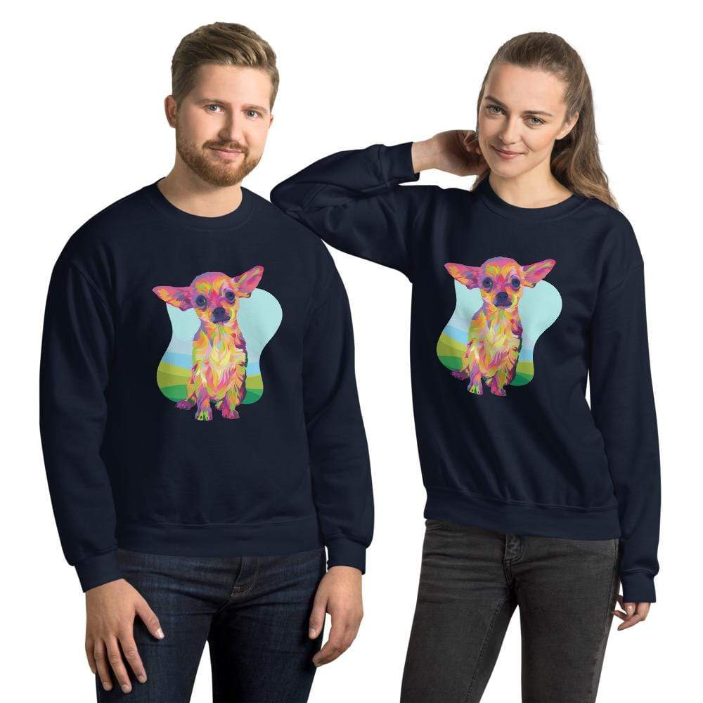 Tan Chihuahua Sweatshirt-DoggyLoveandMore