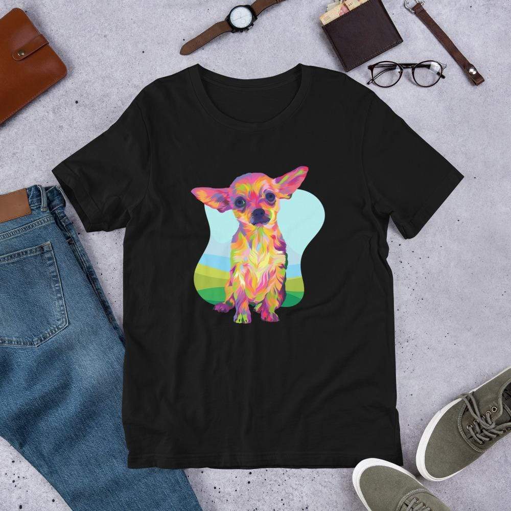 Tan Chihuahua T-Shirt-DoggyLoveandMore
