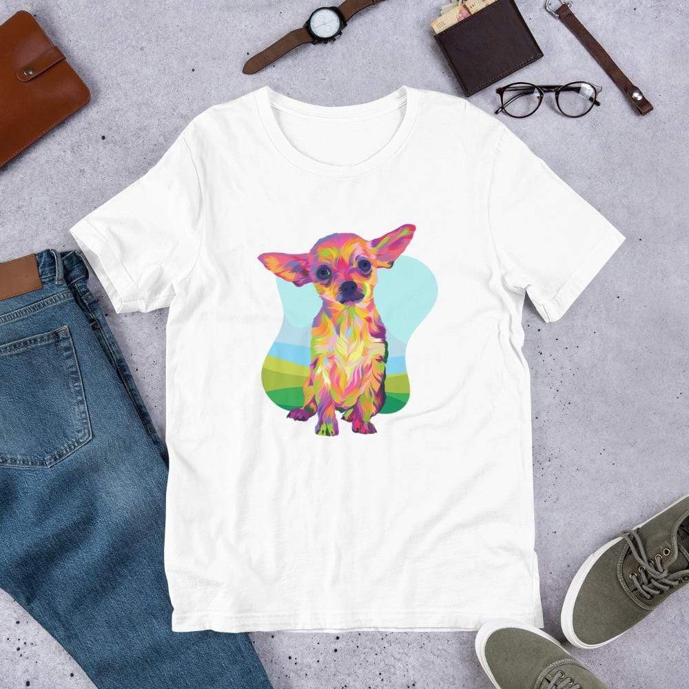 Tan Chihuahua T-Shirt-DoggyLoveandMore