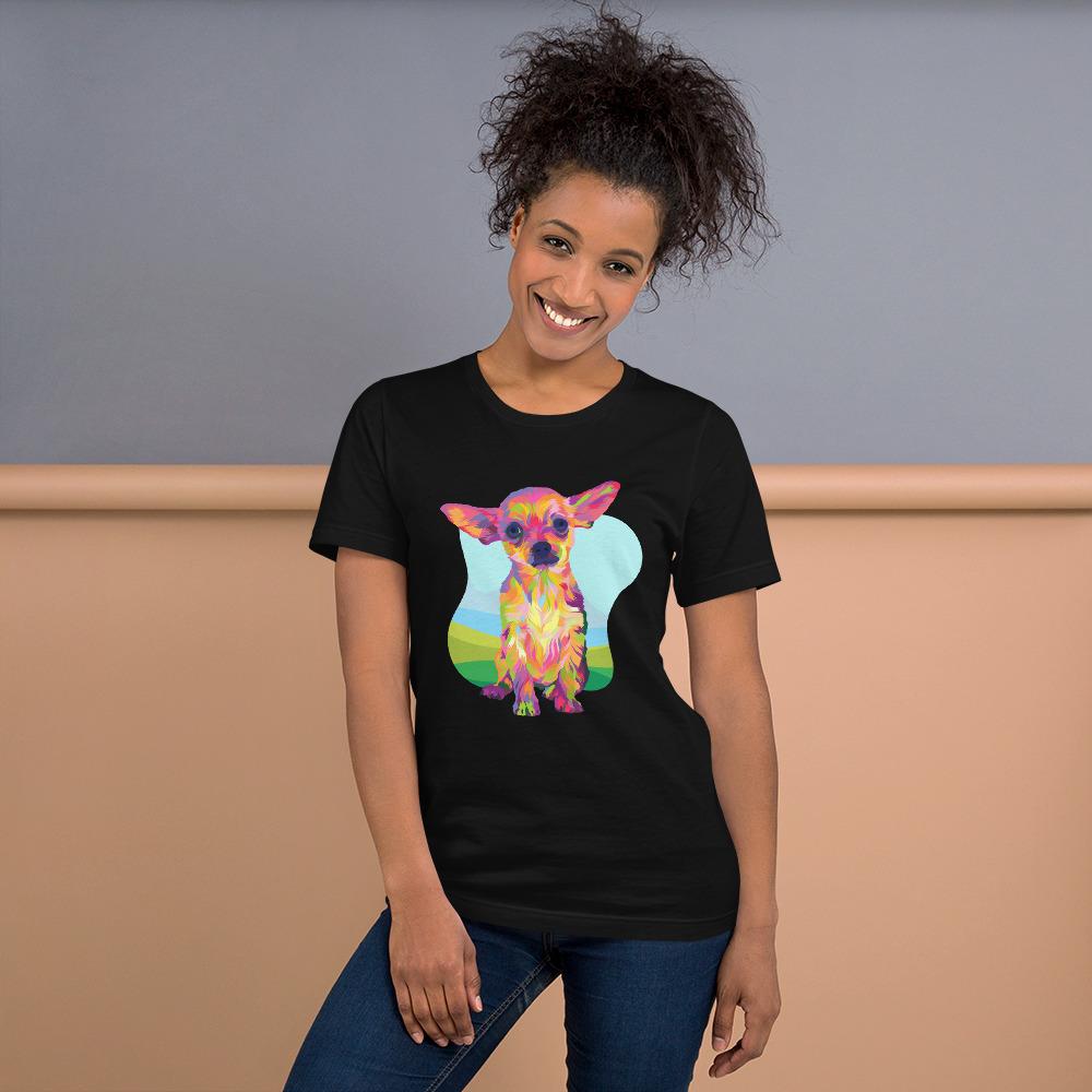 Tan Chihuahua T-Shirt-DoggyLoveandMore