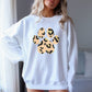 Tan Leopard Print Dog Paw Sweatshirt - DoggyLoveandMore