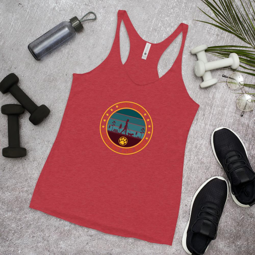 Vintage Dog Mom Racerback Tank-Tank Top-DoggyLoveandMore