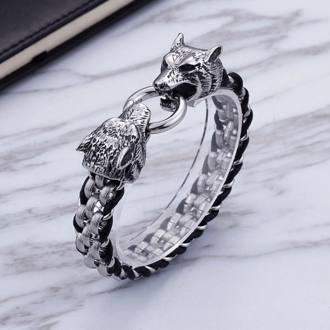 Vintage Wolf Bracelet - DoggyLoveandMore