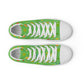 Women's Green Paw Prints Sneakers