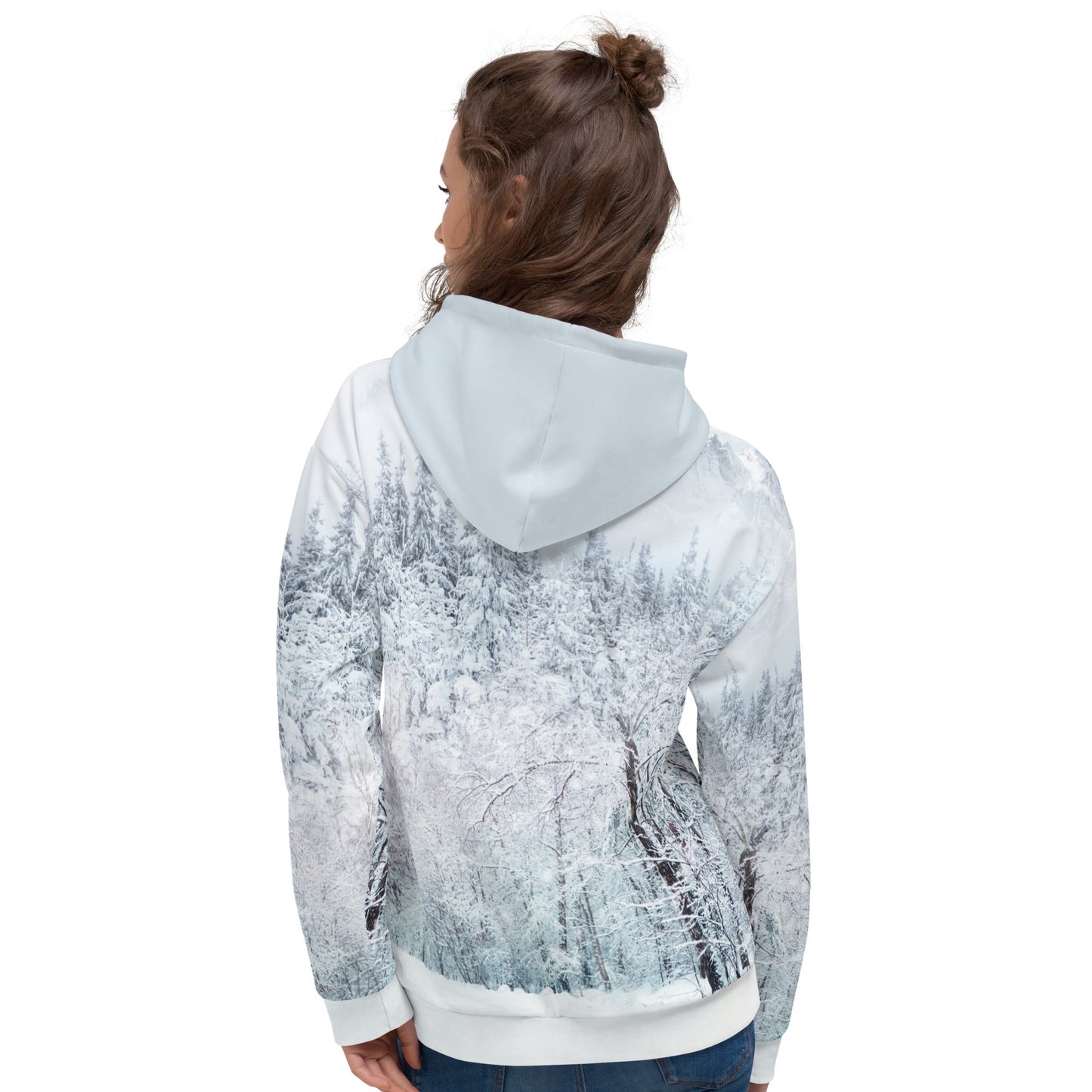 Women's White Wolf Hoodie - DoggyLoveandMore